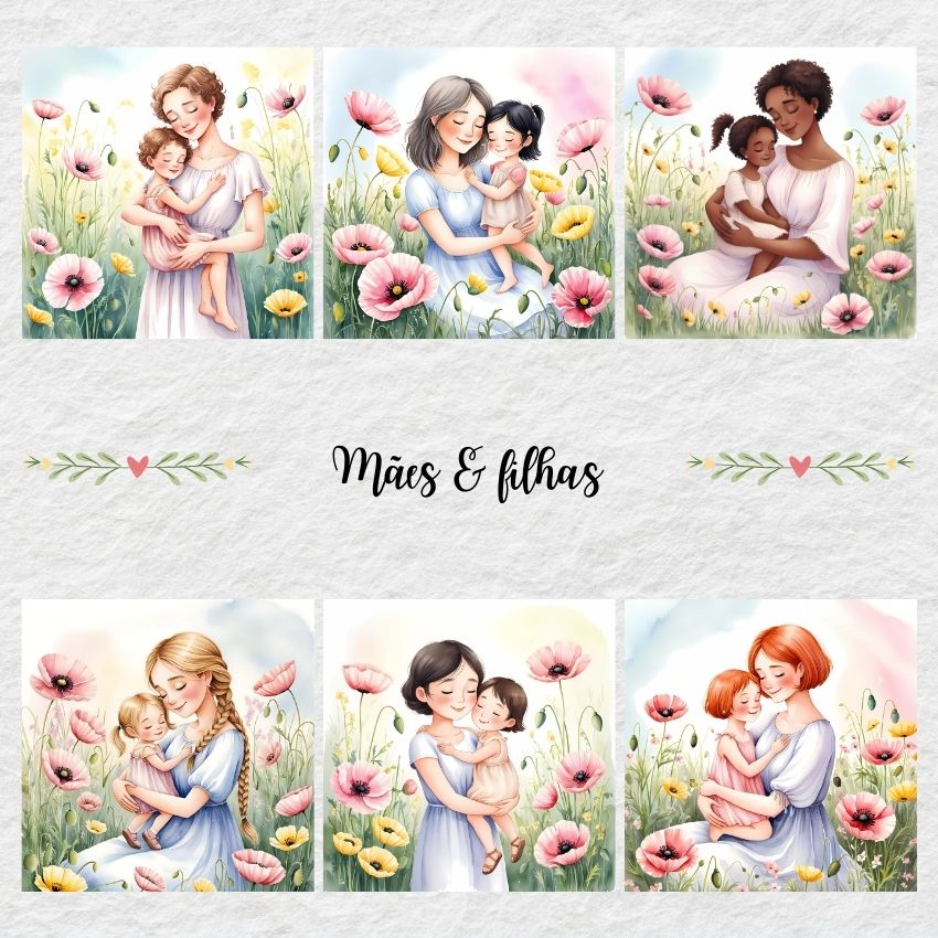 Kit Digital Momentos de Ternura | Dia das Mães