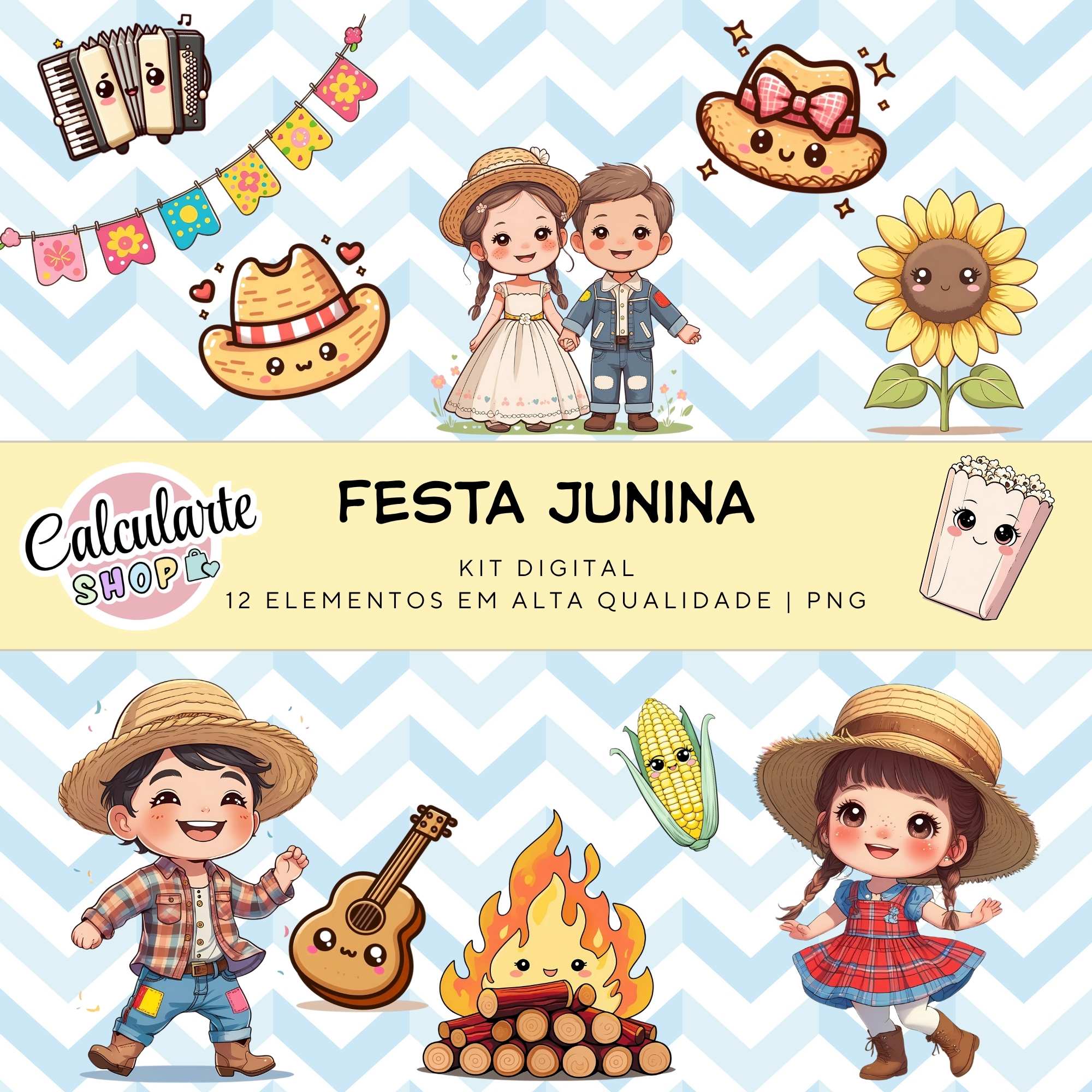 Kit Festa Junina | Elementos